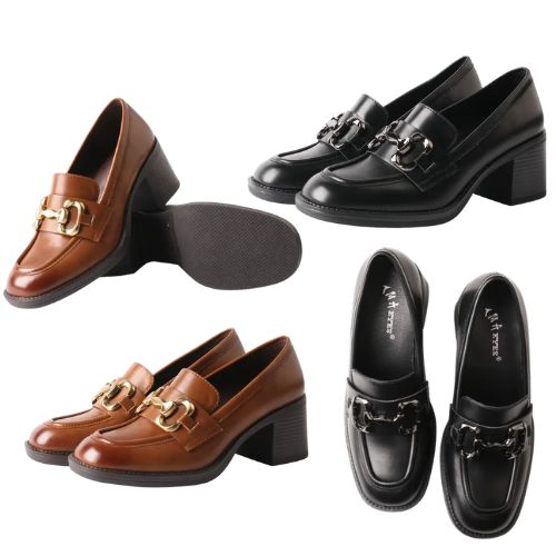 Bit Charm Block Heels
