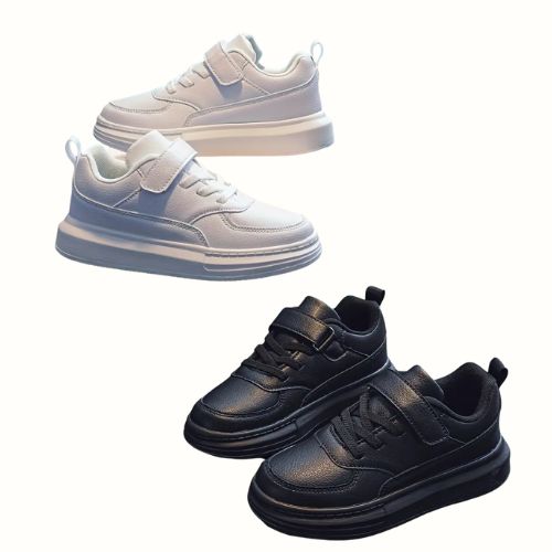 Classic Low‑Top Strap Sneakers