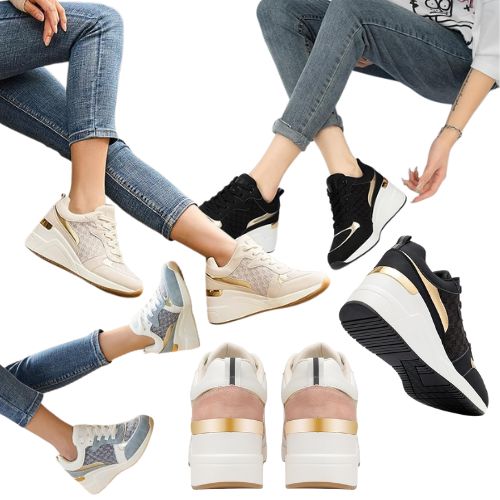 Glam Wedge Sneakers