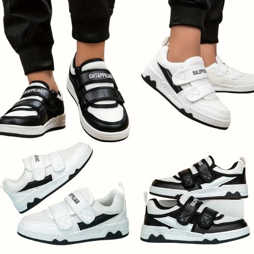 Low‑Top Strap Sneakers