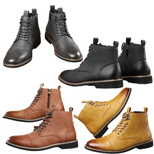 Rugged Leather Boots