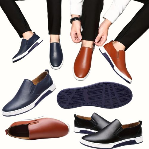 Solid Soft-Sole Loafers