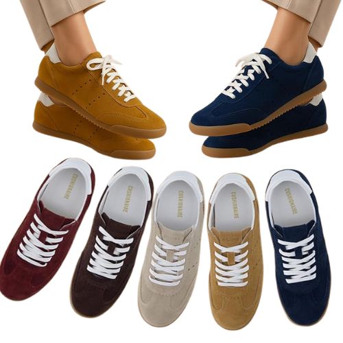 SuedeStitch Sneakers