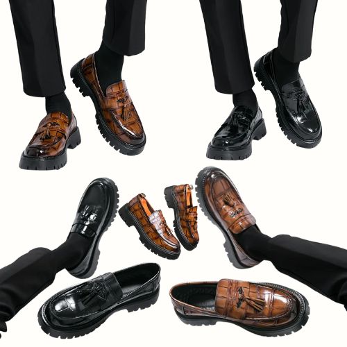Tassel Slip-On Dress Loafers