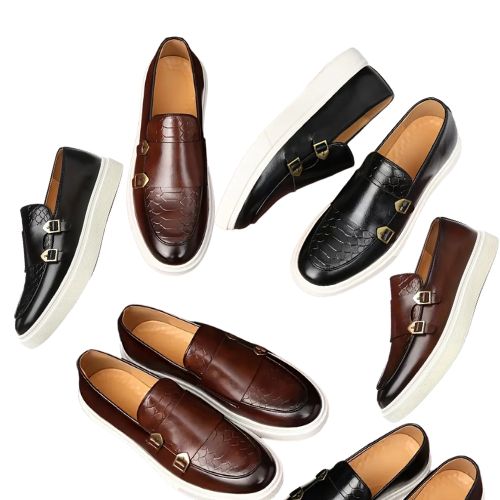 Milano Double-Buckle Slip-On